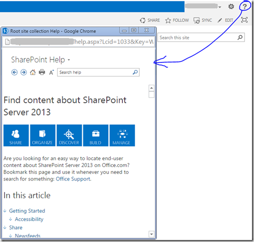 SharePoint 2013 default site collection help working